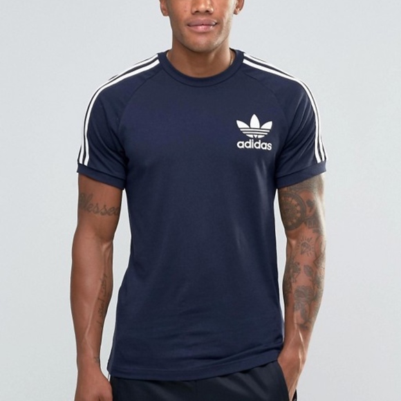 adidas california tee blue